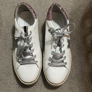 White ShuShop Sparkly Sneakers